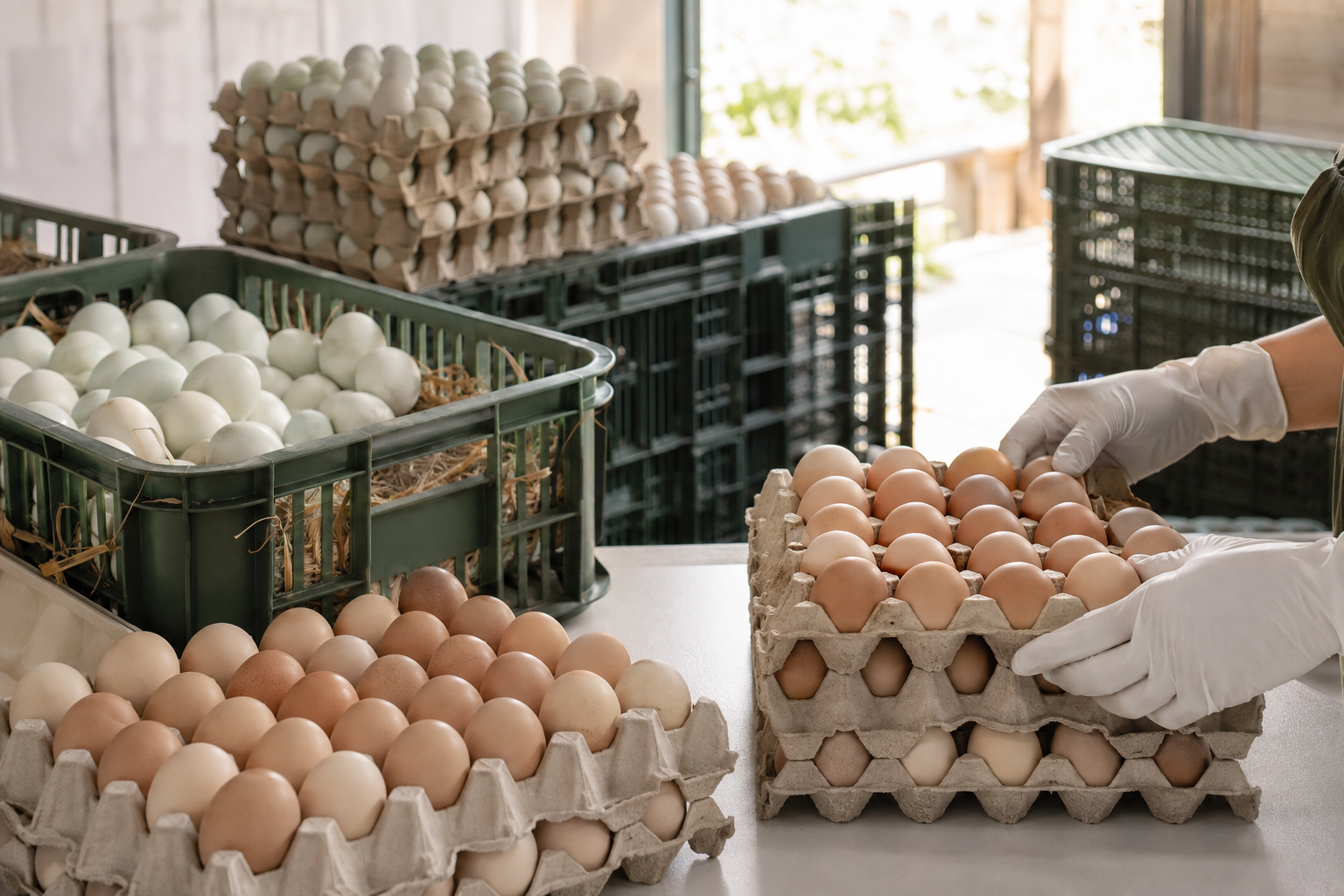 Quality control dan distribusi telur